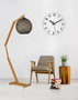 Opviq Beehive JES Lámpara de Mesa de Madera de Pino y Yute
